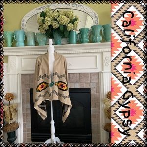 California Gypsy southwest style cardigan,…